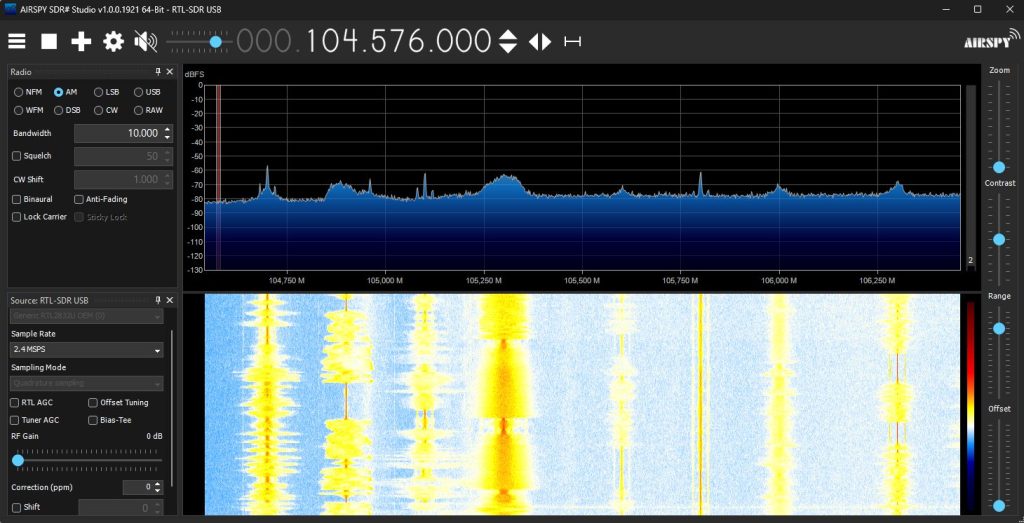 SDR Sharp Kayıt Ekranı